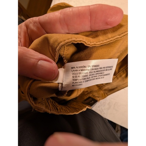 Wild Fable Womens High Rise Cargo Pants Tan Size Med L 31  Elastic Waist Pockets - Picture 9 of 10